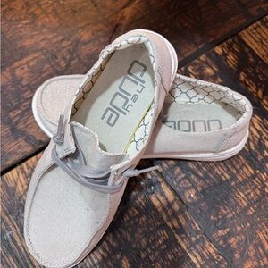 Hey Dude Sparkling Pearl Grey Shoes